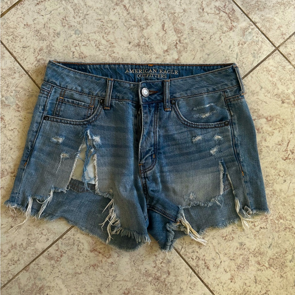 American Eagle Jean Shorts - Distressed